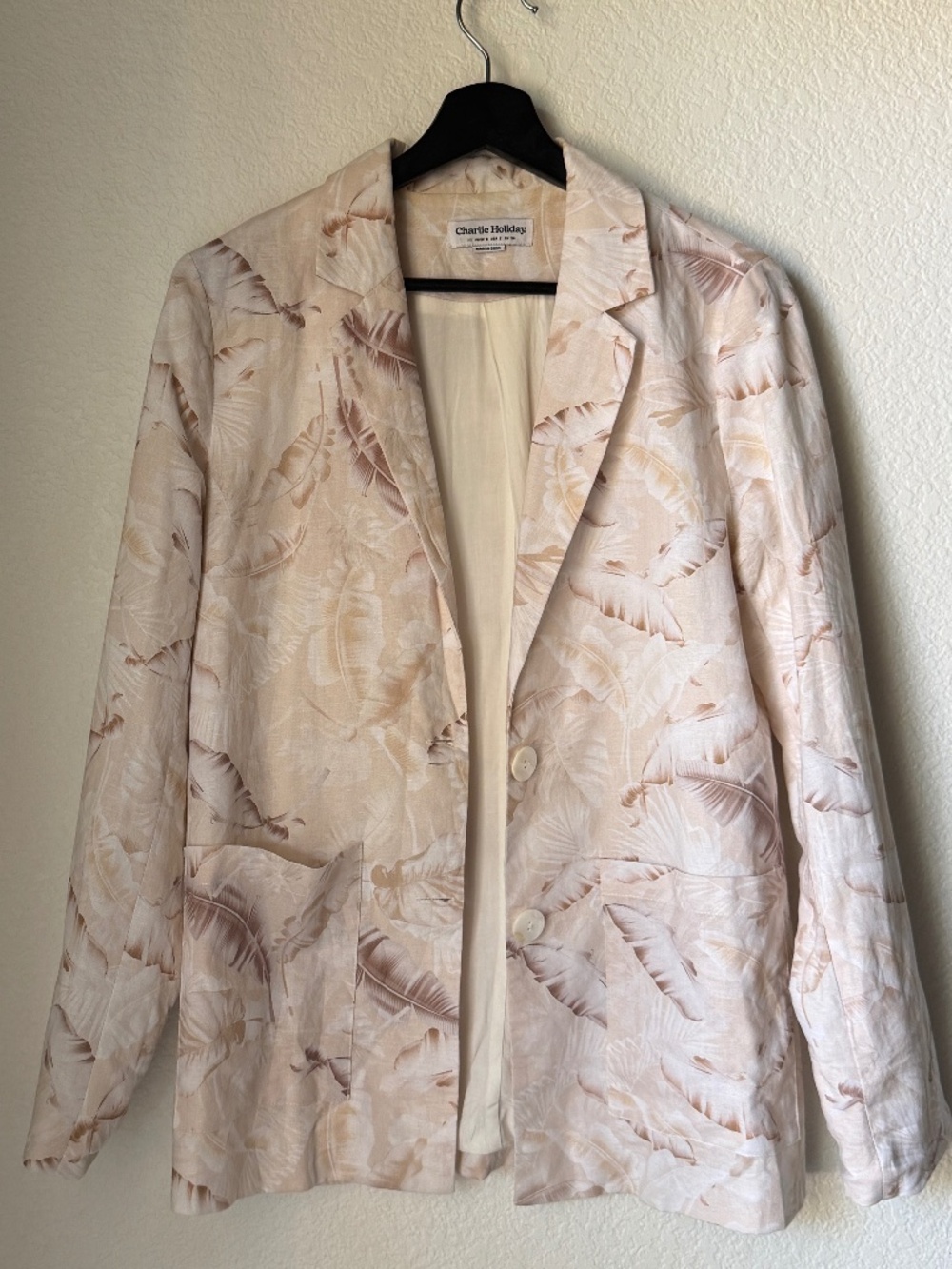 Palm Print Charlie Holiday Oversized Blazer | Women's US2